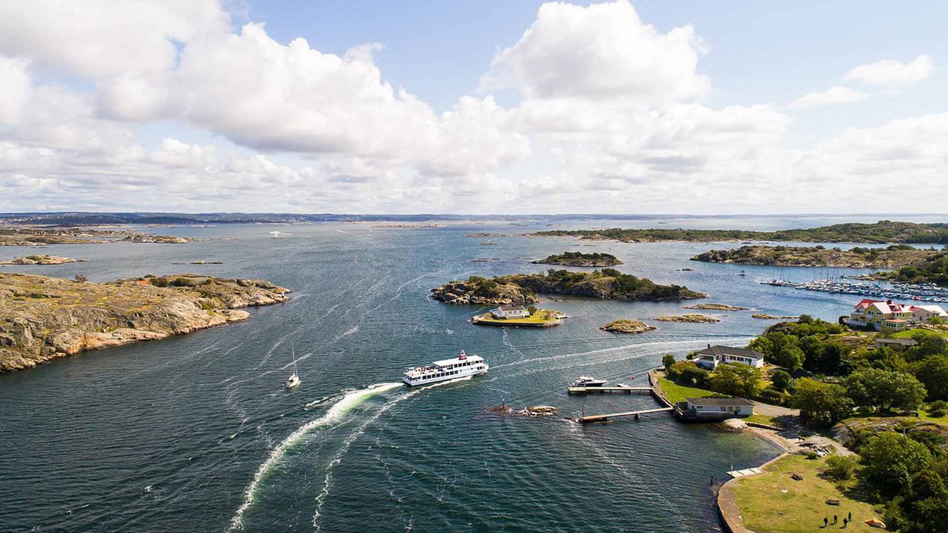 Archipelago cruise trip in Gothenburg